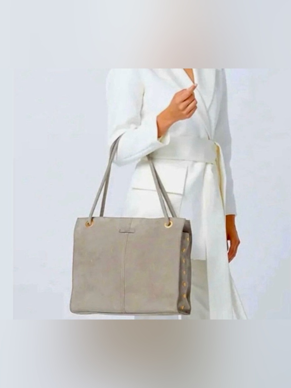 Hammitt Benjamin Tote Shoulder Bag Handbag Pebbled Leather Discontinued Like New